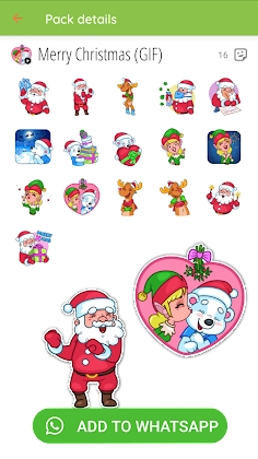 Download Christmas Stickers & GIF (WAStickerApps) Mod Apk