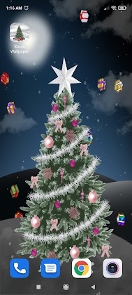 Christmas Tree Live Wallpaper Mod Apk