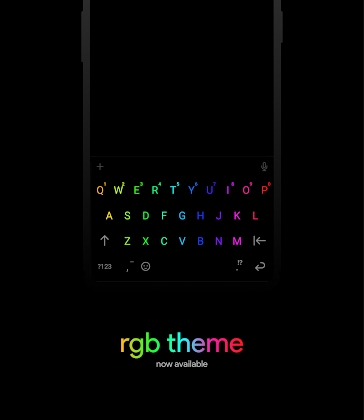 Chrooma Keyboard - RGB & Emoji Keyboard Themes Mod Apk