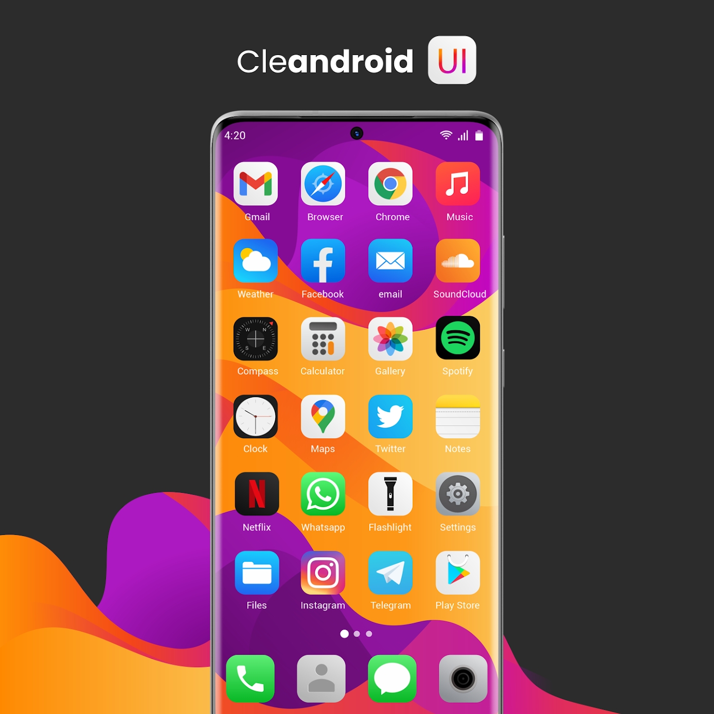Download Cleandroid UI - Icon Pack Mod Apk