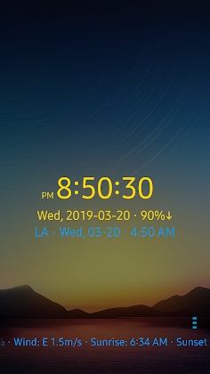 Download ClockView: Always On Clock Mod Apk