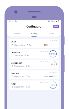 Download Codinguru: Learn Programming with quiz Mod Apk