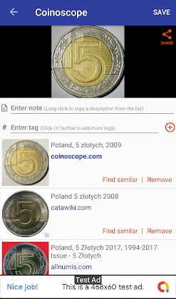 Download Coinoscope: Identify coin by image Mod Apk