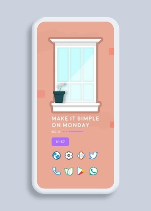 Download Color Line Icon Pack- color lines on white icons Mod Apk