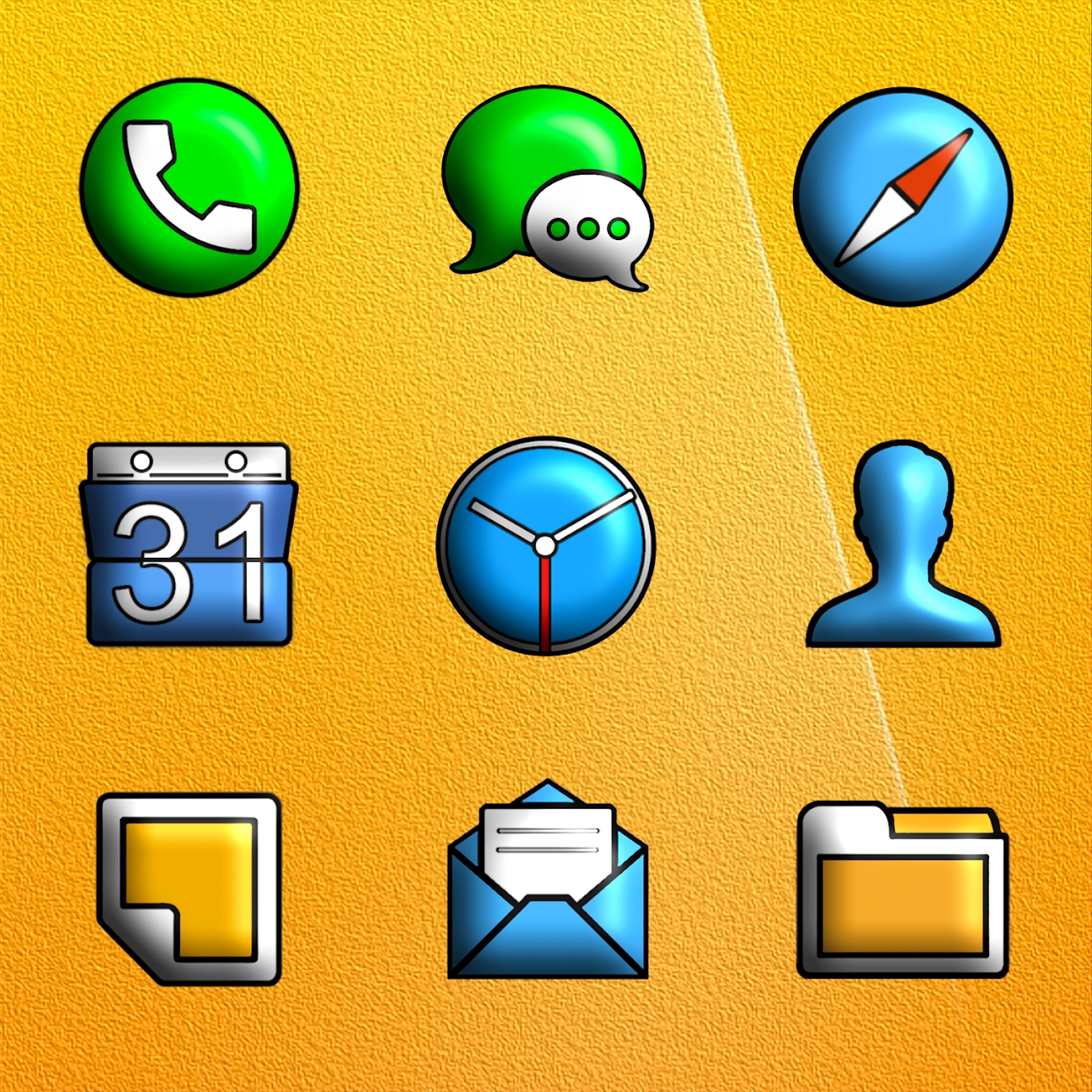 Download Crispy 3D - Icon Pack Mod Apk