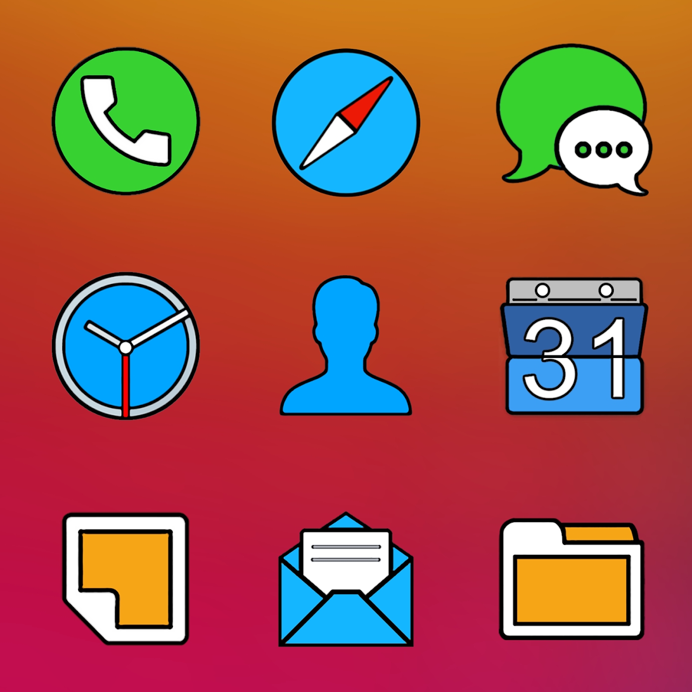 Download Crispy HD - Icon Pack Mod Apk