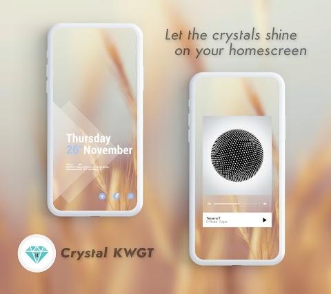 Download Crystal KWGT Mod Apk