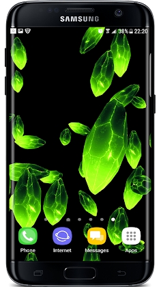 Crystals Particles 3D Live Wallpaper Mod Apk