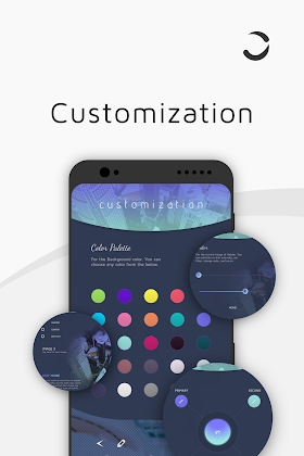 Download CurvingUI for Kustom KLWP Mod Apk