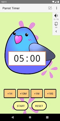 Cute kitchen timer : Parrot Timer Mod Apk