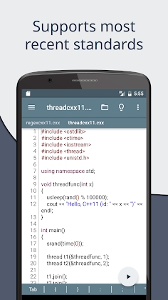 Download Cxxdroid - C/C++ compiler IDE Mod Apk
