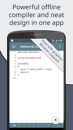 Cxxdroid - C/C++ compiler IDE Mod Apk