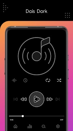 Dais Dark - Poweramp v3 Skin Mod Apk