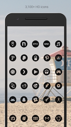 Download Dark Void Pro - Black Circle Icons Mod Apk