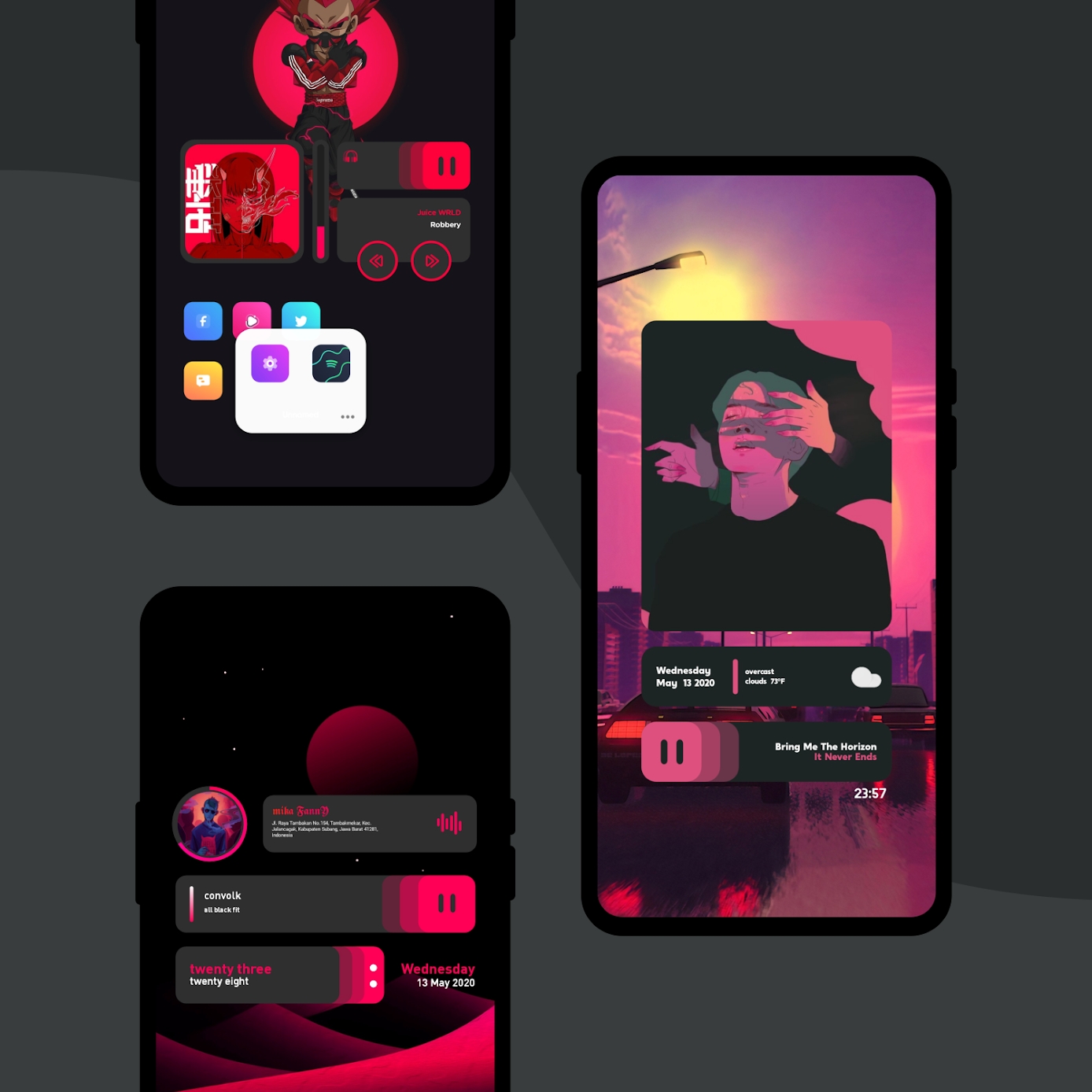 Download Darkonah KWGT Mod Apk
