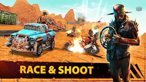 Download Dead Paradise Car Race Shooter Mod Apk
