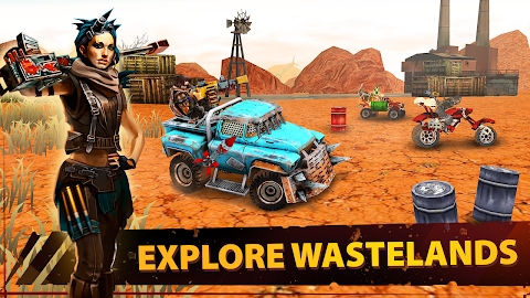 Dead Paradise Car Race Shooter Mod Apk