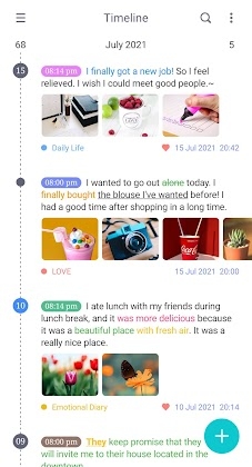 Download DecoDiary - Timeline Diary Mod Apk