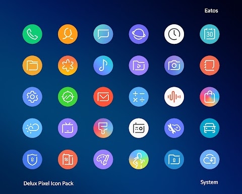 Delux - Round Icon pack Mod Apk