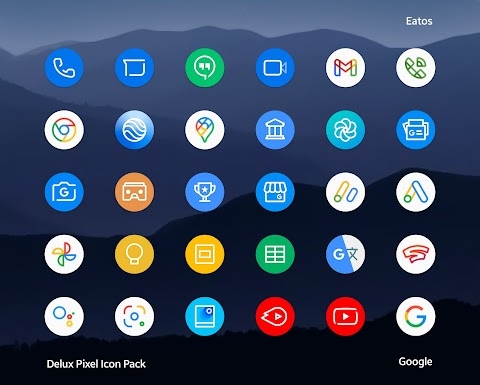 Download Delux - Round Icon pack Mod Apk
