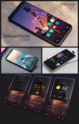 Download DeluxeHome for KLWP Mod Apk