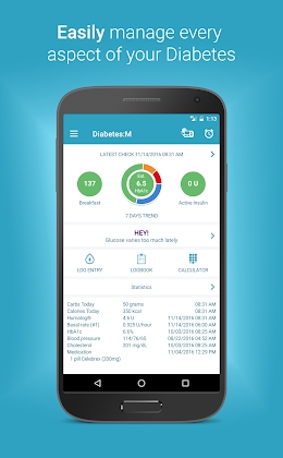 Diabetes:M - Management & Blood Sugar Tracker App Mod Apk