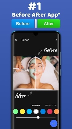 Diff before after video photo collage with music Mod Apk