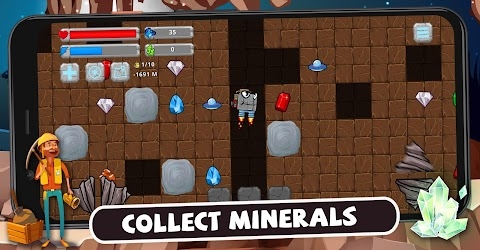 Digger Machine: dig and find minerals Mod Apk