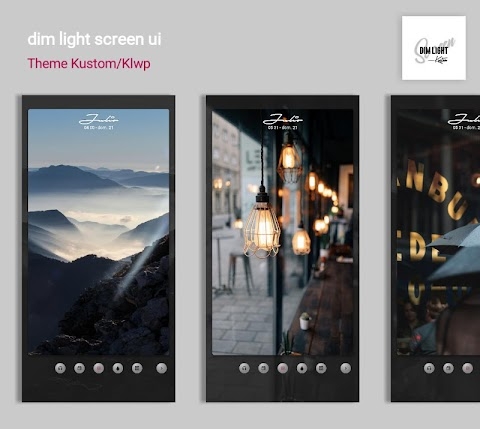 Dim Light Screen UI Klwp/Kustom Mod Apk