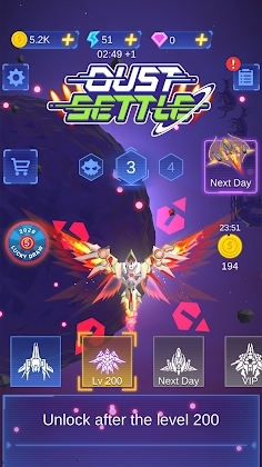 Dust Settle 3D - Galaxy Attack Mod Apk