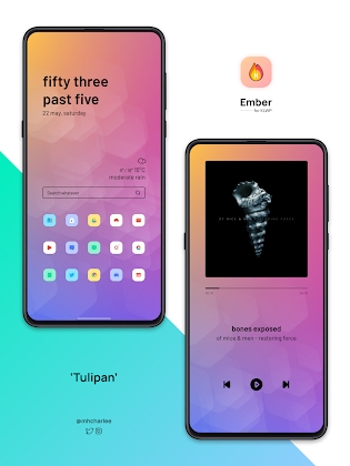 Download Ember for KLWP Mod Apk