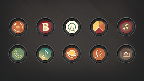 Emperial - Circle Retro Icons Mod Apk