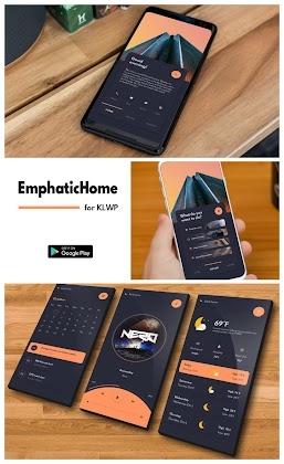 Download EmphaticHome for KLWP Mod Apk