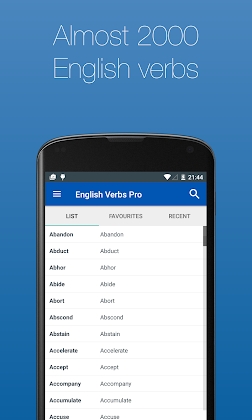 Download English Verb Conjugator Pro Mod Apk