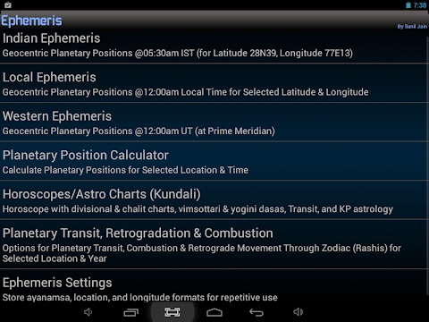 Ephemeris, Astrology Software Mod Apk