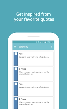 Download Epiphany - quotes lock screen Mod Apk