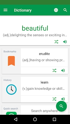 Dictionary : Word Definitions & Examples - Erudite Mod Apk