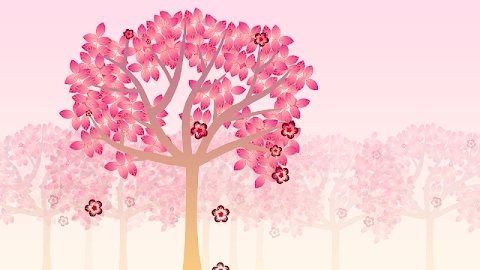 Download Falling Flowers Red - Live Wallpaper Mod Apk