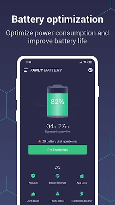 Fancy Battery - Battery Saver, Booster, Cleaner Mod Apk