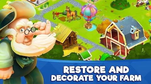 Farm Slam - Match 3, Build & Decorate Your Estate Mod Apk