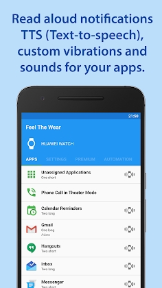 Feel The Wear - Notifications TTS Mod Apk