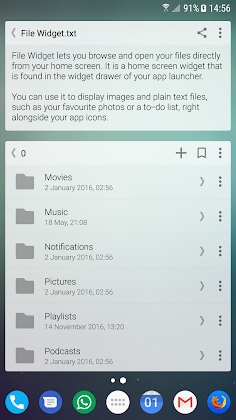File Widget - home screen file browser and viewer Mod Apk