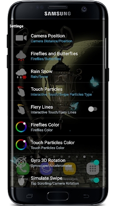 Download Fireflies 3D Live Wallpaper Mod Apk