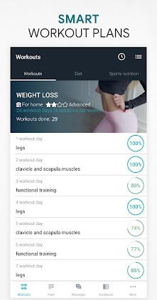Fitness Online - weight loss workout app with diet Mod Apk