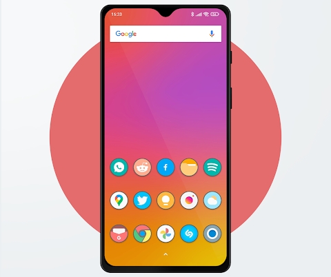 Download Flat Circle - Icon Pack Mod Apk