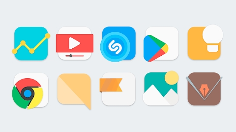 Download Flat Evo - Icon Pack Mod Apk