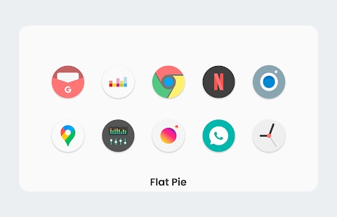 Flat Pie - Icon Pack Mod Apk