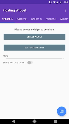 Floating Widget Mod Apk
