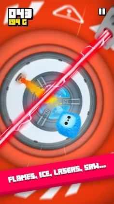 Fluffy Fall: Fly Fast to Dodge the Danger! Mod Apk
