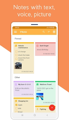 Fnote - Notes and Lists Mod Apk